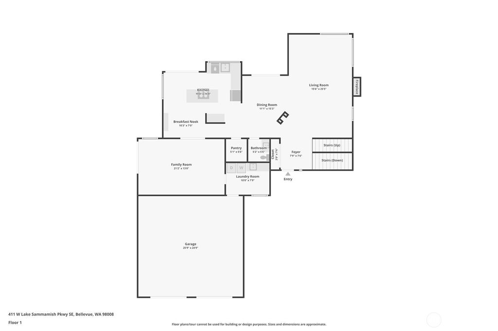 Photo of 411 W Lake Sammamish Parkway NE, Bellevue, WA 98008 (MLS # 2475796)