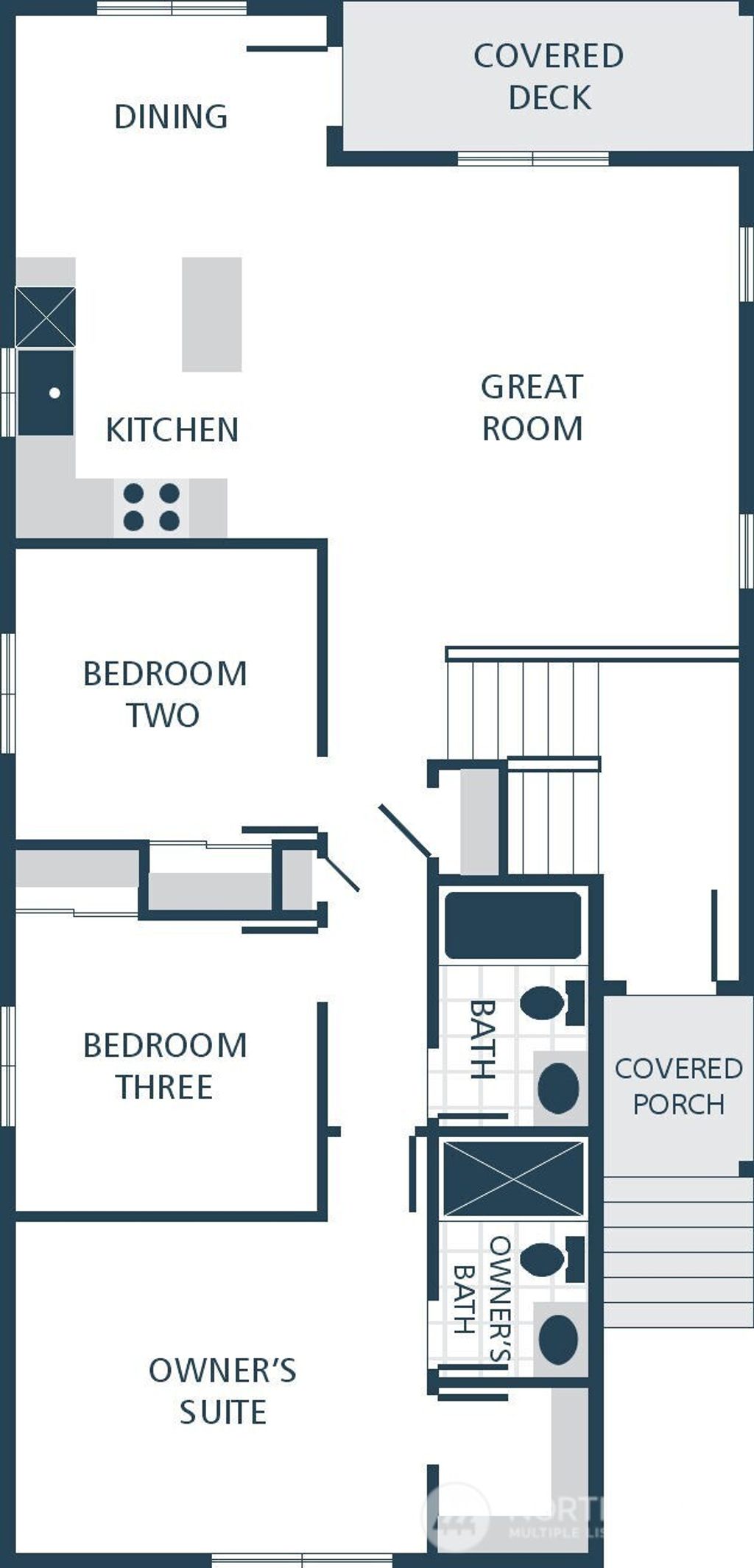 Photo of 1614 Birch Court #B, Gold Bar, WA 98251 (MLS # 2444299)