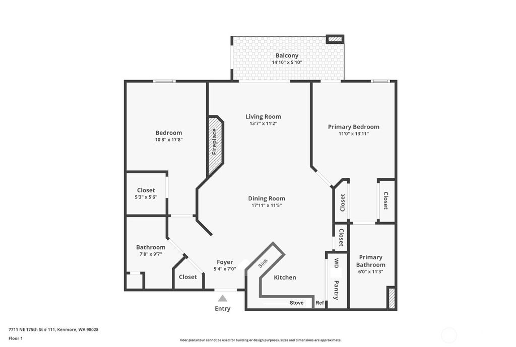 Photo of 7711 NE 175th Street #E111, Kenmore, WA 98028 (MLS # 2337965)