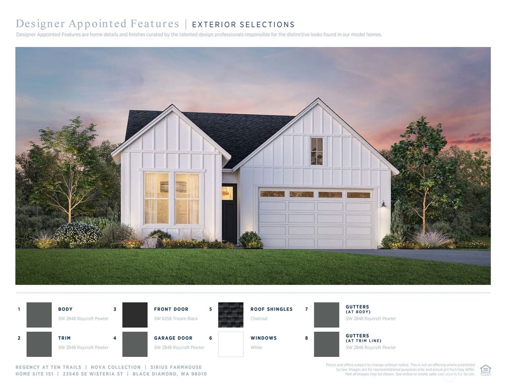 Photo of 23540 Site 151 SE Wisteria Street, Black Diamond, WA 98010 (MLS # 2206427)
