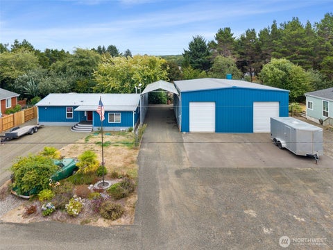 Photo of 1402 & 1406 Sandy Drive, Grayland, WA 98547 (MLS # 2575930)