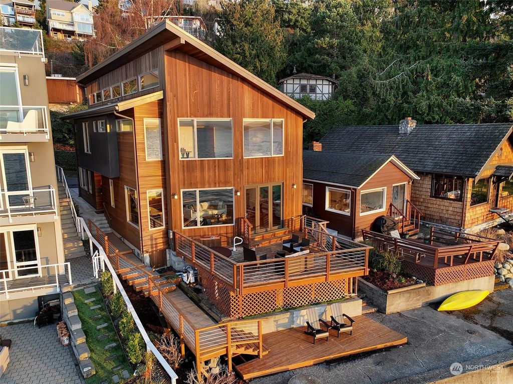 Photo of 6025 Beach Drive SW, Seattle, WA 98136 (MLS # 2036124)