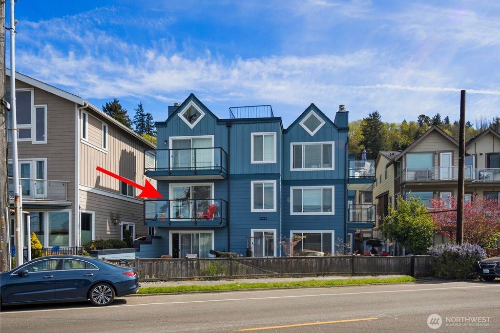 Photo of 3722 Beach Drive SW #201, Seattle, WA 98116 (MLS # 2362209)