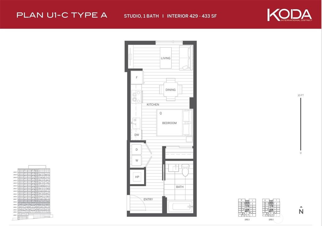 Photo of 450 S Main Street #619, Seattle, WA 98104 (MLS # 2422061)