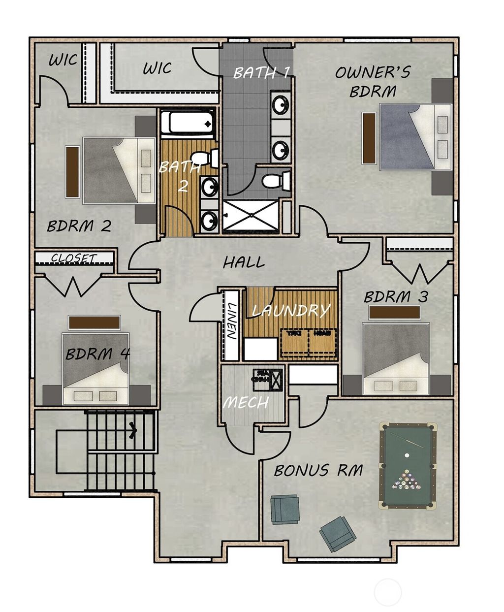 Photo of 10659 E 170th (Lot 10) Place, Renton, WA 98058 (MLS # 2369119)