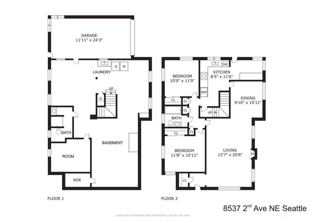 Photo of 8537 2nd Avenue NE, Seattle, WA 98115 (MLS # 2151740)