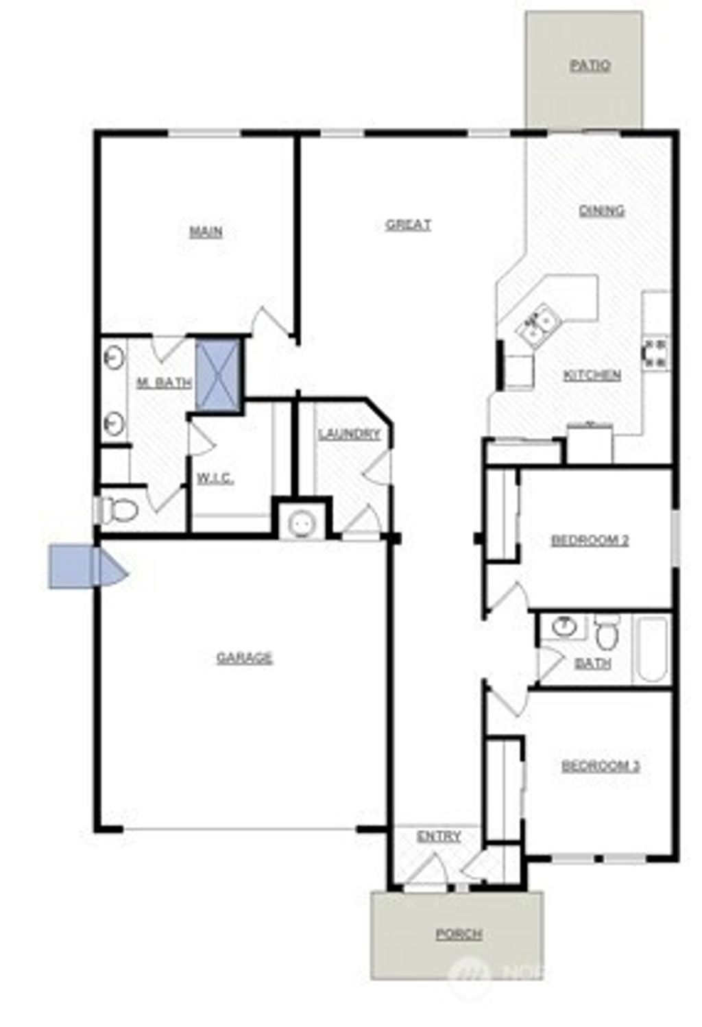 Photo of 4328 W Sand Hill St, Moses Lake, WA 98837 (MLS # 2498786)