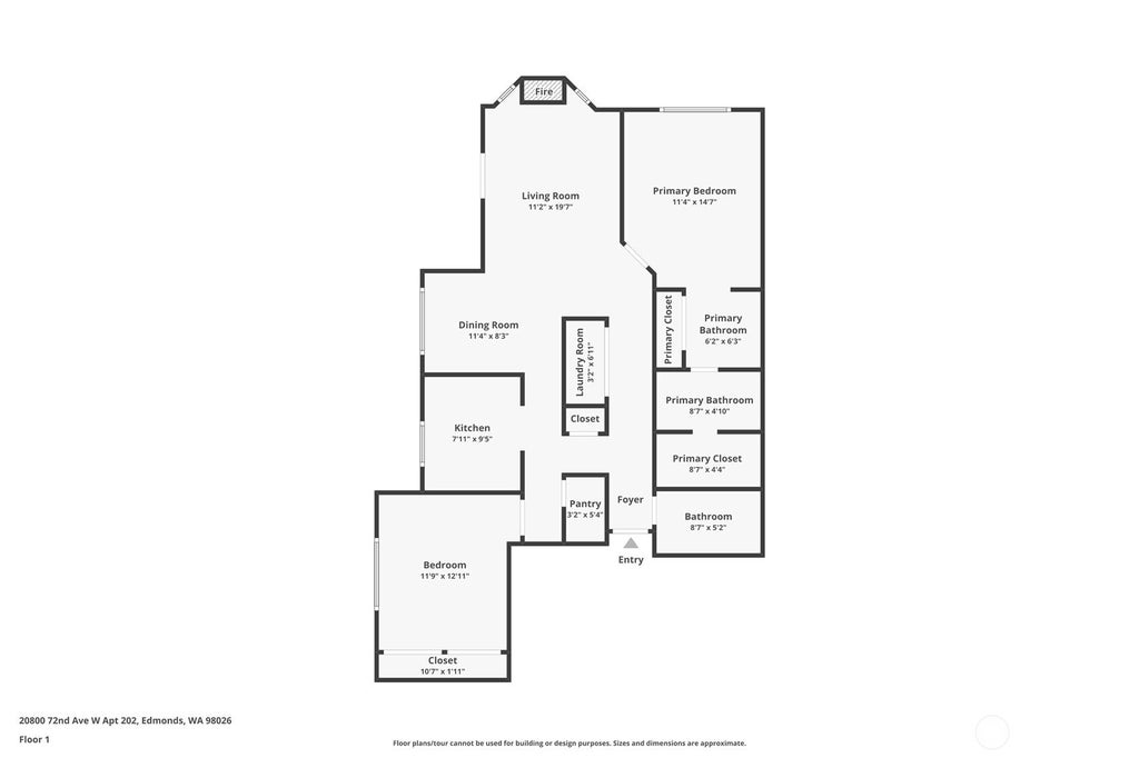 Photo of 20800 72nd Avenue W #202, Edmonds, WA 98026 (MLS # 2530336)
