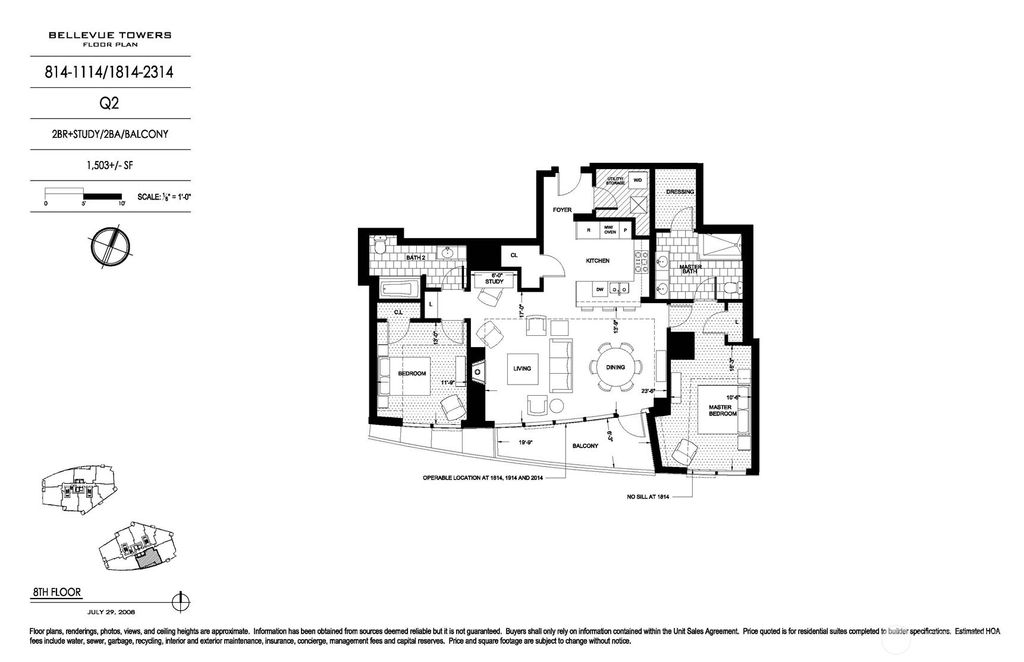 Photo of 10700 NE 4th Street #1814, Bellevue, WA 98004 (MLS # 2366089)