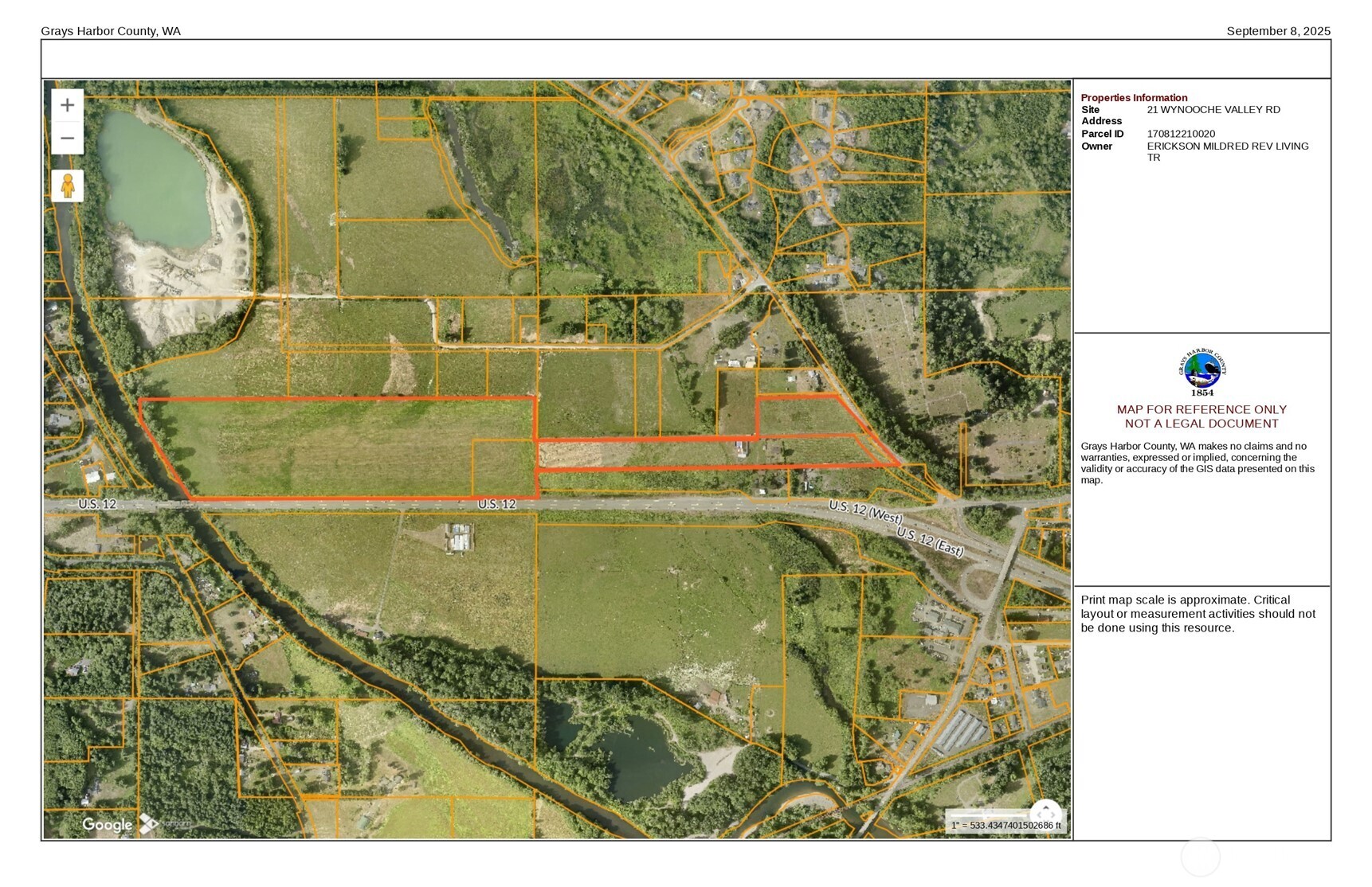 21 Wynooche Valley Road