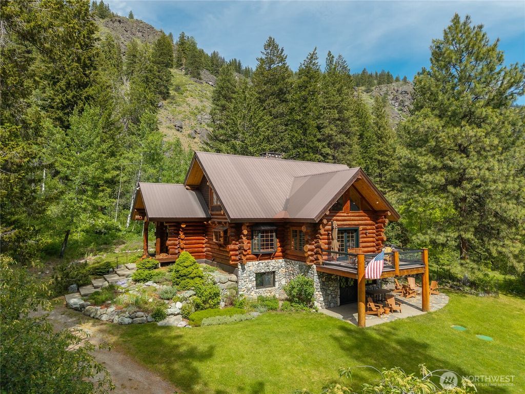 Photo of 116 Lost River Road, Mazama, WA 98833 (MLS # 2521018)
