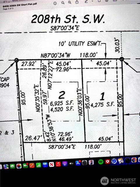 Photo of 64 Lot 1 208th Street SW, Lynnwood, WA 98036 (MLS # 2593796)