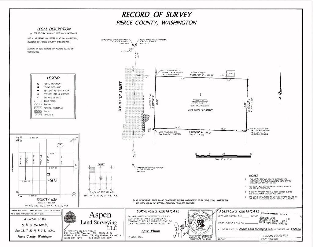 Photo of 8429 S D Street, Tacoma, WA 98444 (MLS # 2474970)