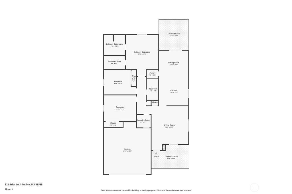 Photo of 323 Briar Lane S, Tenino, WA 98589 (MLS # 2478837)