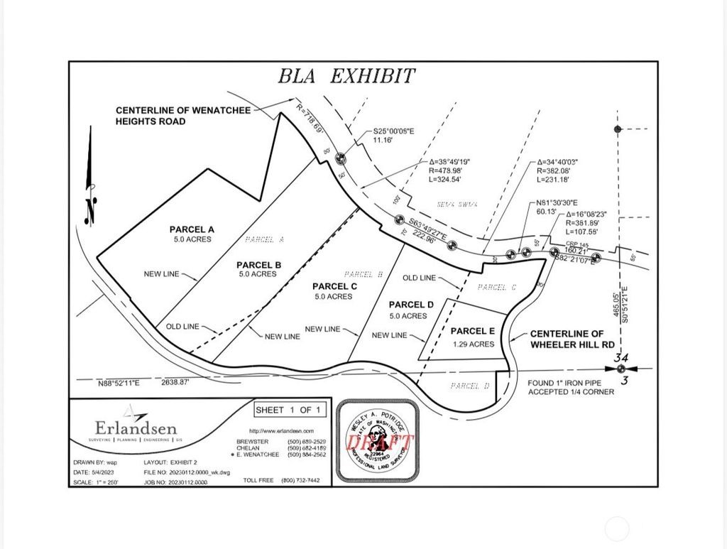 Photo of 5 NNA Wheeler Hill Road #Lot E, Wenatchee, WA 98801 (MLS # 2492646)