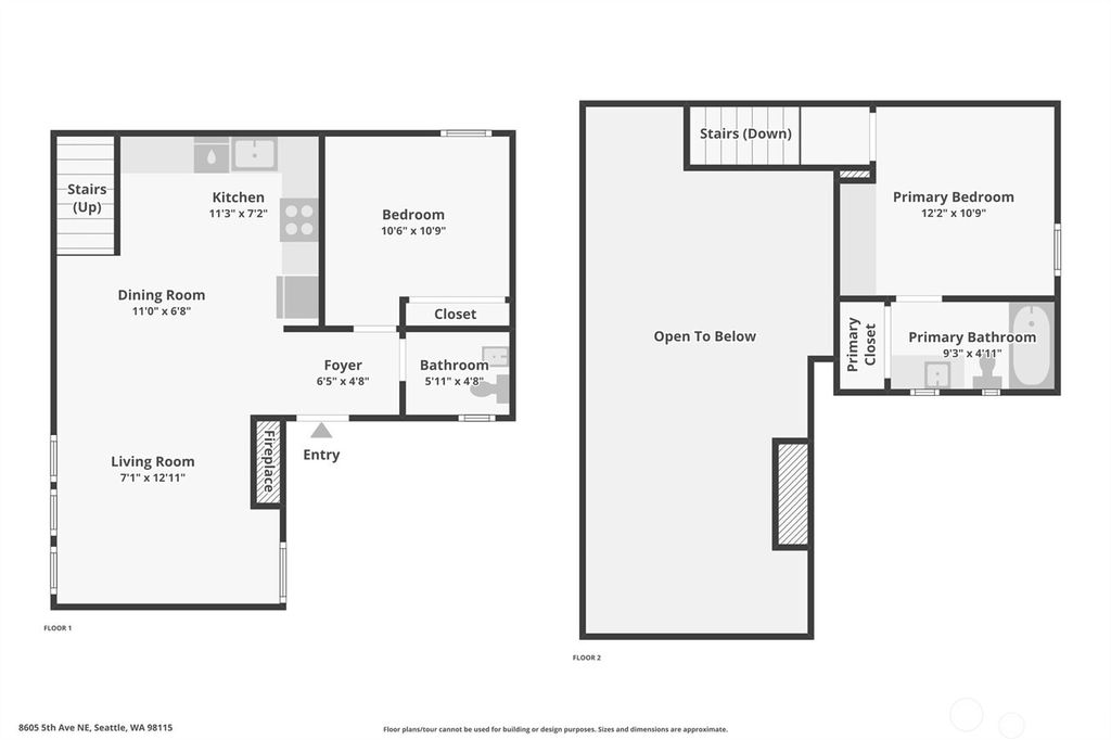 Photo of 8605 5th Avenue NE #B, Seattle, WA 98115 (MLS # 2462967)