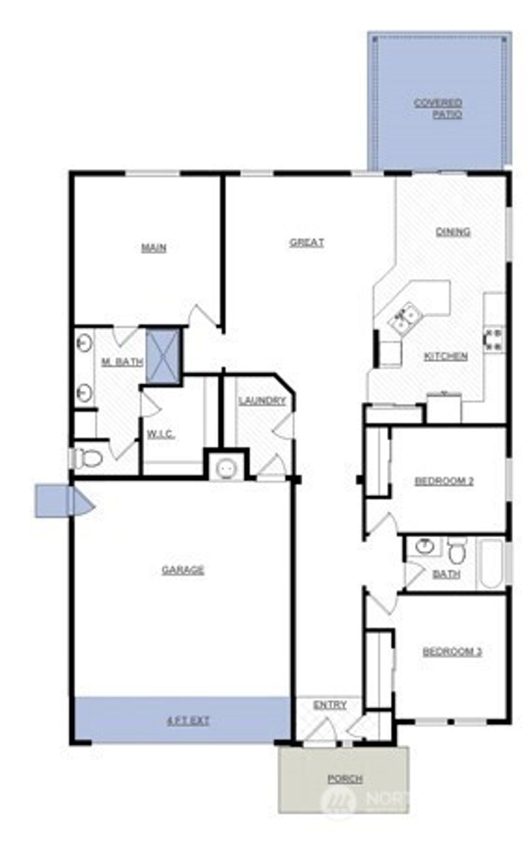 Photo of 4302 W Redhead Ave Ave, Moses Lake, WA 98837 (MLS # 2480033)