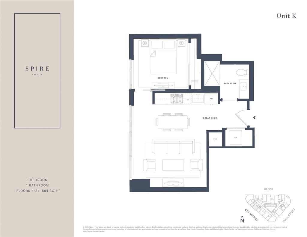 Photo of 2510 6th Avenue #2207, Seattle, WA 98121 (MLS # 2166293)