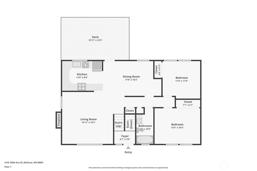 Photo of 1410 150th Street SE, Bellevue, WA 98007 (MLS # 2580598)
