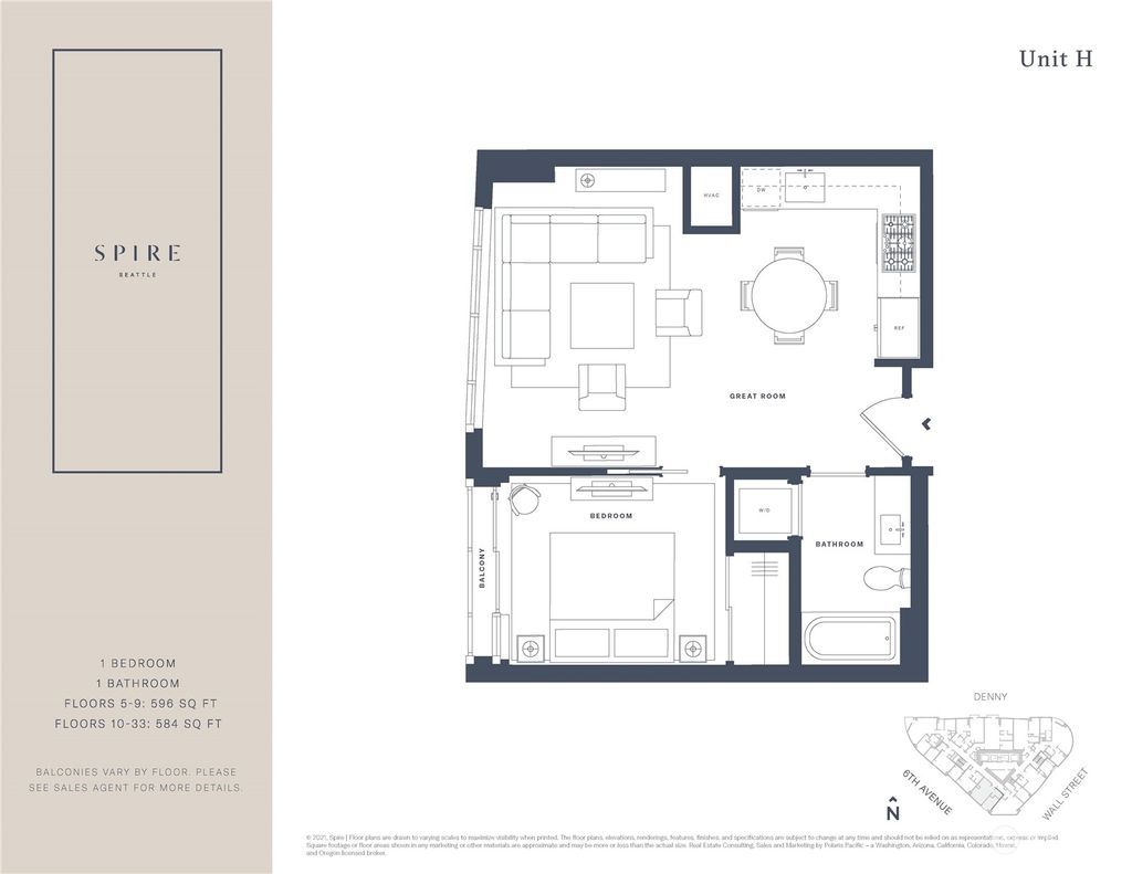 Photo of 2510 6th Avenue #1205, Seattle, WA 98121 (MLS # 2286021)
