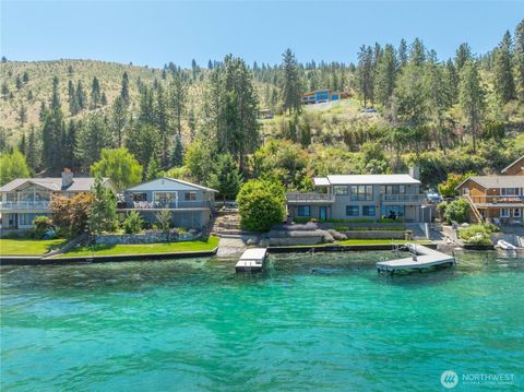 Photo of 3150 & 3132 S Lakeshore Road, Chelan, WA 98816 (MLS # 2449607)