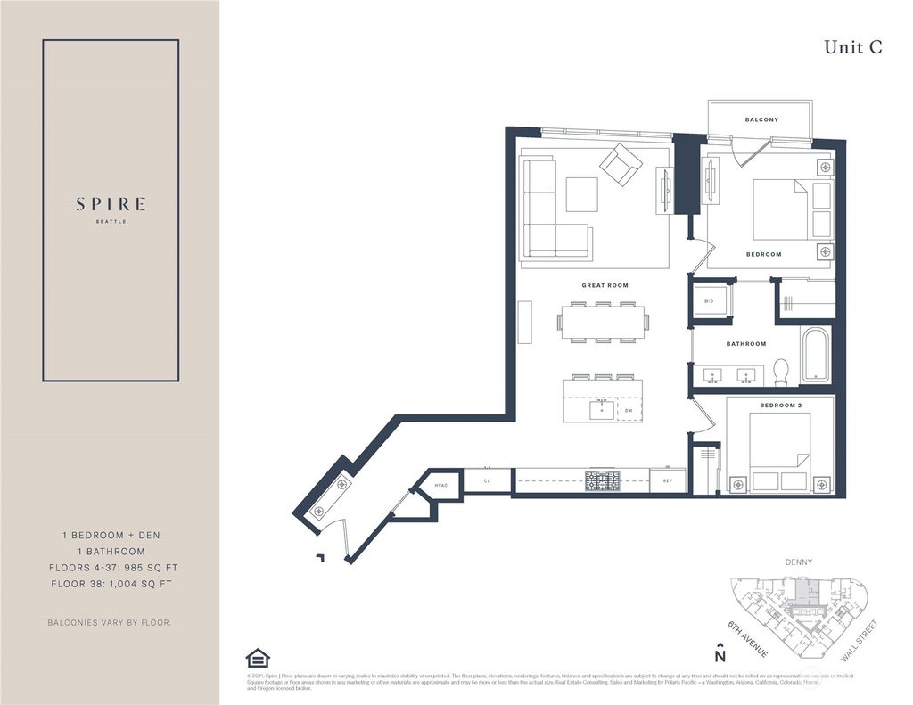 Photo of 2510 6th Avenue #2710, Seattle, WA 98121 (MLS # 2286496)