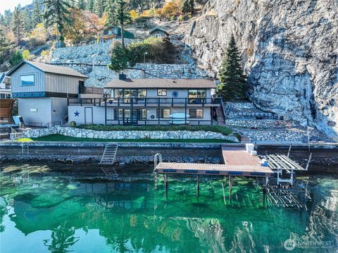 Photo of 10370 S Lakeshore Rd Rd, Chelan, WA 98816 (MLS # 2446797)