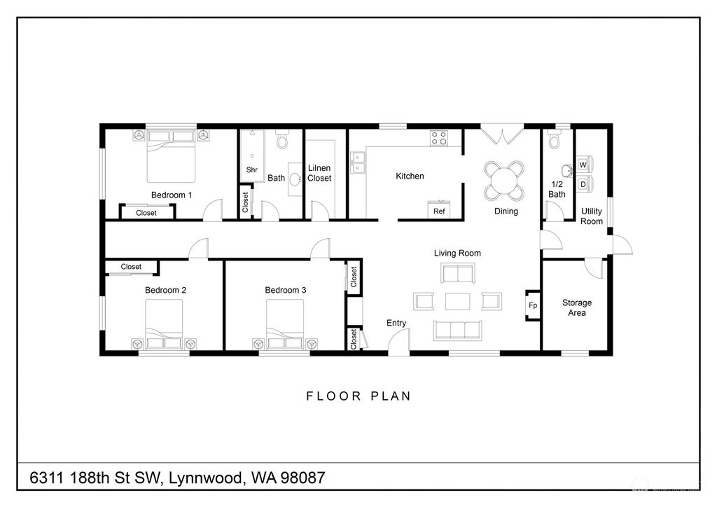 Photo of 6311 188th Street SW, Lynnwood, WA 98037 (MLS # 2224743)