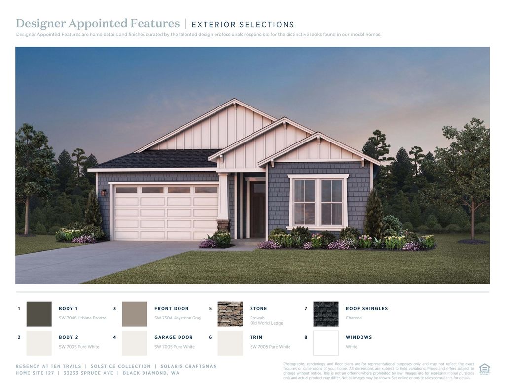 Photo of 33233 Site 127 Spruce Avenue SE, Black Diamond, WA 98010 (MLS # 2301798)
