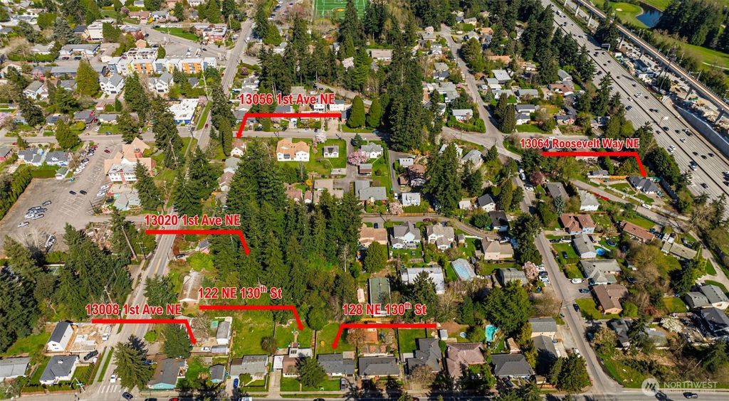 Photo of 0 NE 130th St Light Rail Assemblage, Seattle, WA 98125 (MLS # 2330951)