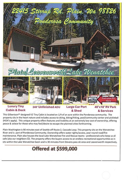 22415 Stirrup Road, Leavenworth, WA 98826 - MLS#: 2374050