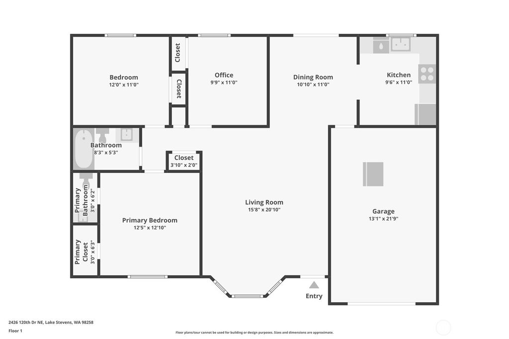 Photo of 2426 120th Drive NE, Lake Stevens, WA 98258 (MLS # 2342226)