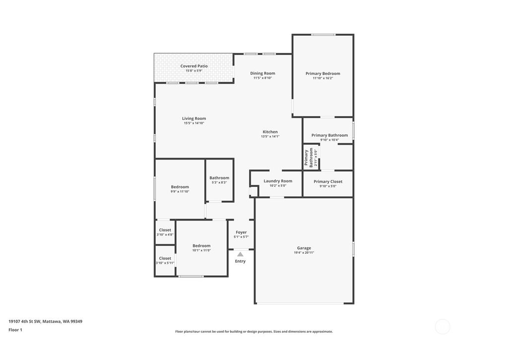 Photo of 608 4th Street, Mattawa, WA 99349 (MLS # 2463302)