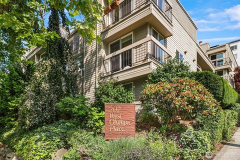 Photo of 202 W Olympic Place #405, Seattle, WA 98119 (MLS # 2418178)