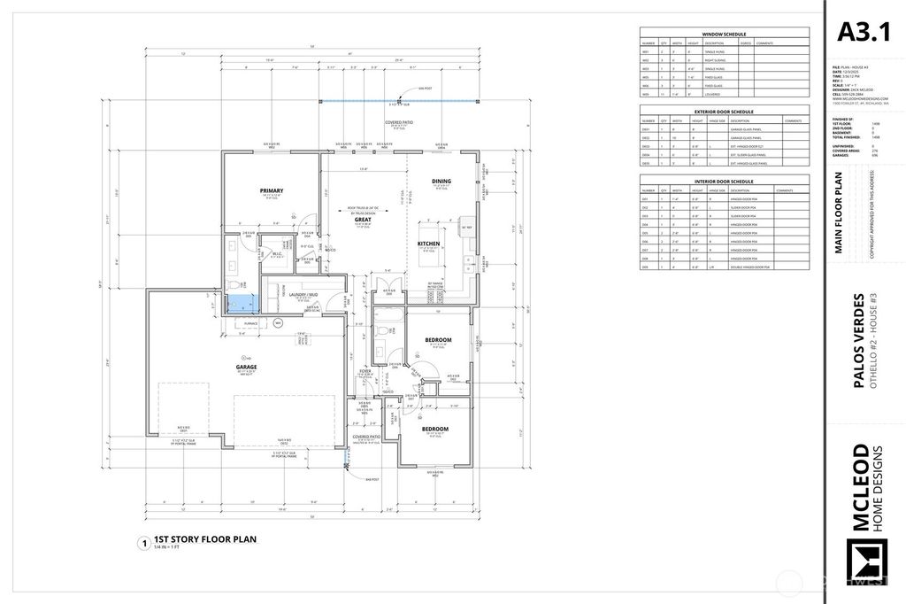 Photo of 1171 E Mt Hood Street, Othello, WA 99344 (MLS # 2481101)