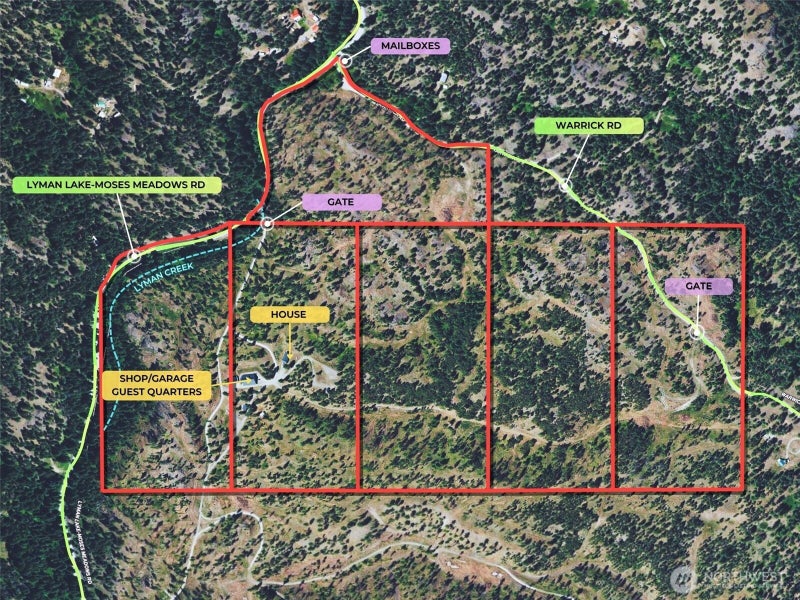 1942 Lyman Lake-Moses Meadows Road