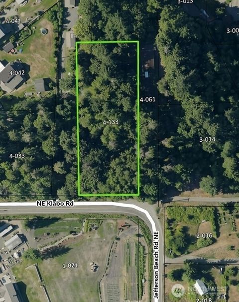 127 NE KLABO Road & Jefferson Beach Road NE Kingston WA 98346