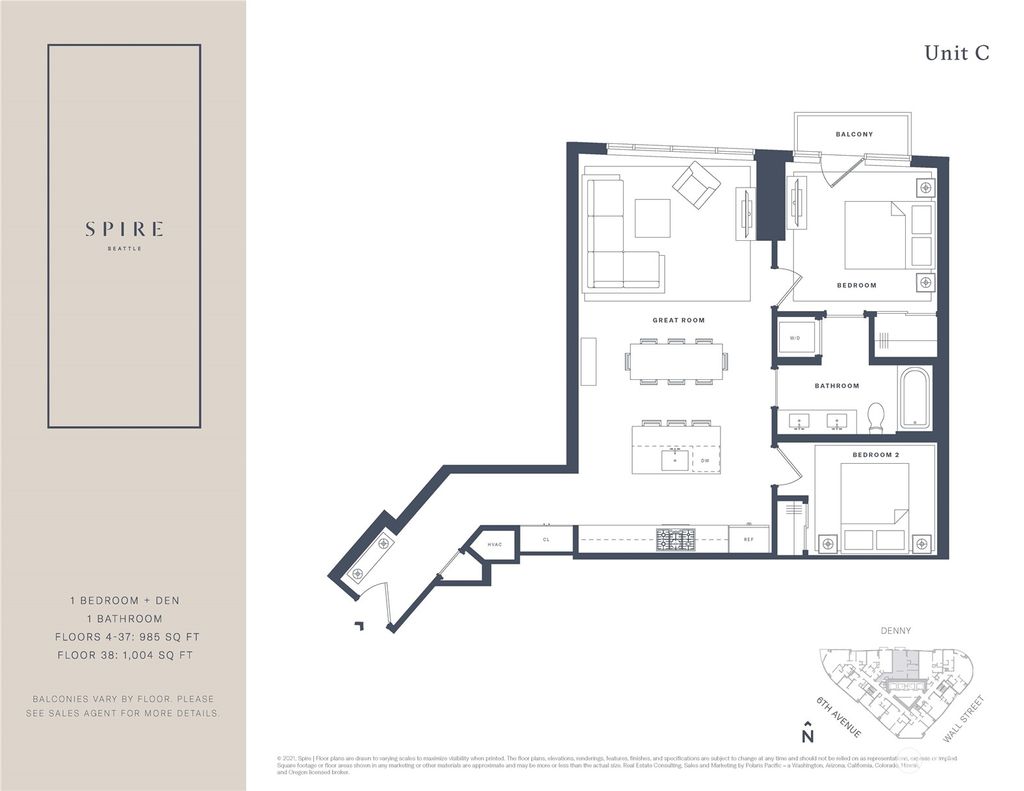 Photo of 2510 6th Avenue #1110, Seattle, WA 98121 (MLS # 2142535)