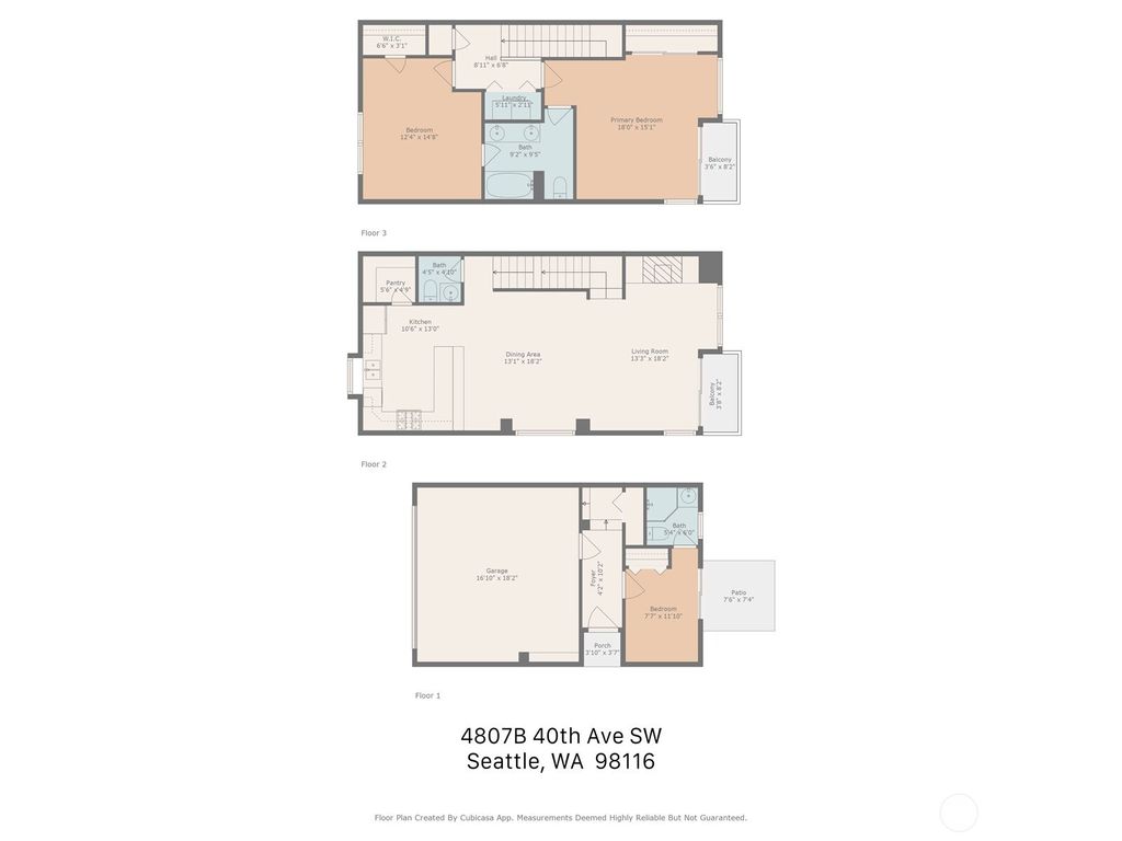 Photo of 4807 40th Avenue SW #B, Seattle, WA 98116 (MLS # 2364064)