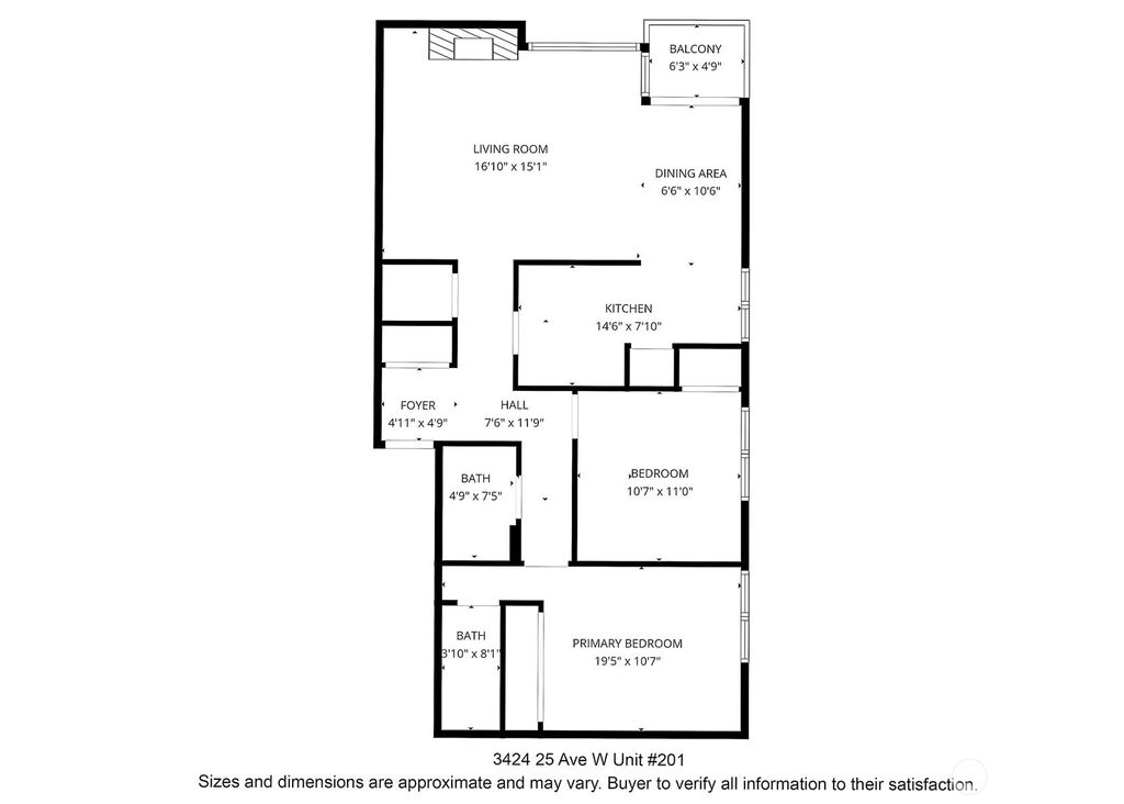 Photo of 3424 25th Avenue W #201, Seattle, WA 98199 (MLS # 2509634)