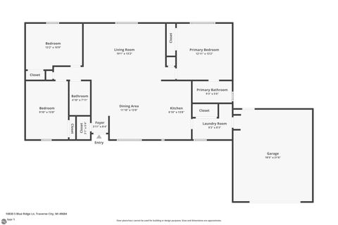 Tiny photo for 10830 S Blueridge Lane, Traverse City, MI 49684 (MLS # 1941093)