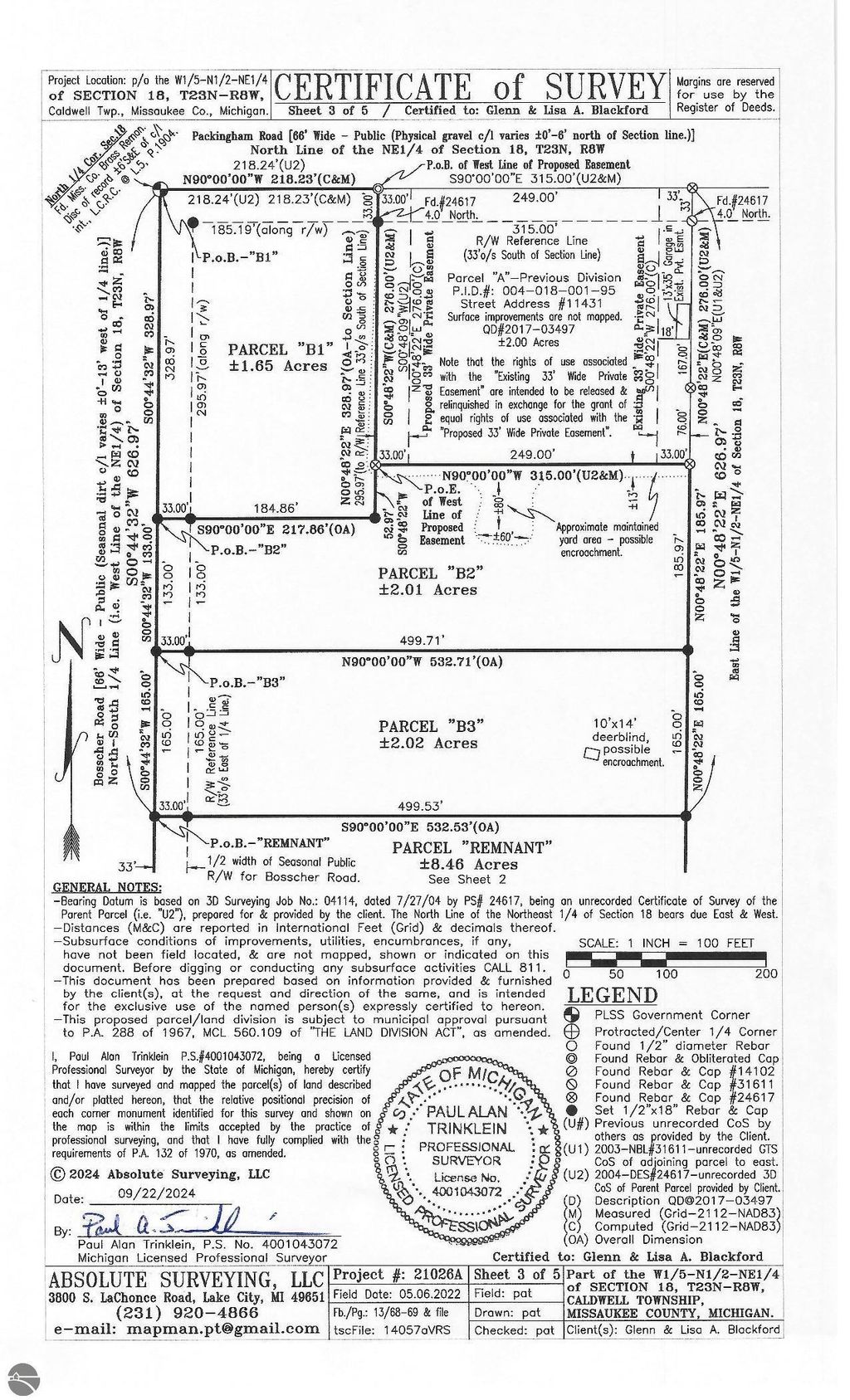 Photo of 1 W Packingham Road, Manton, MI 49663 (MLS # 1934037)
