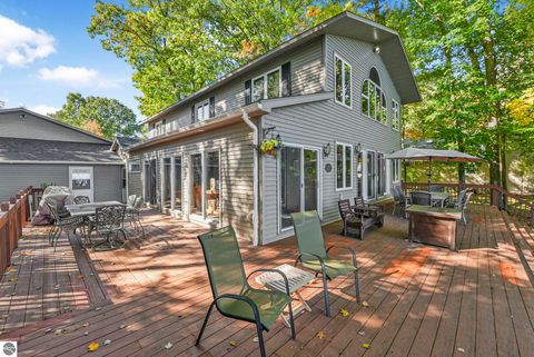 Tiny photo for 4923 Lakeview Drive, Interlochen, MI 49643 (MLS # 1939770)