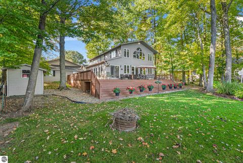 Tiny photo for 4923 Lakeview Drive, Interlochen, MI 49643 (MLS # 1939770)