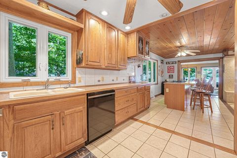 Tiny photo for 4923 Lakeview Drive, Interlochen, MI 49643 (MLS # 1939770)