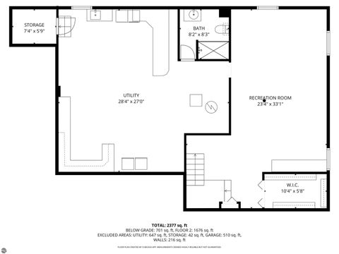 Tiny photo for 100 Maple Avenue, Frankfort, MI 49635 (MLS # 1939830)