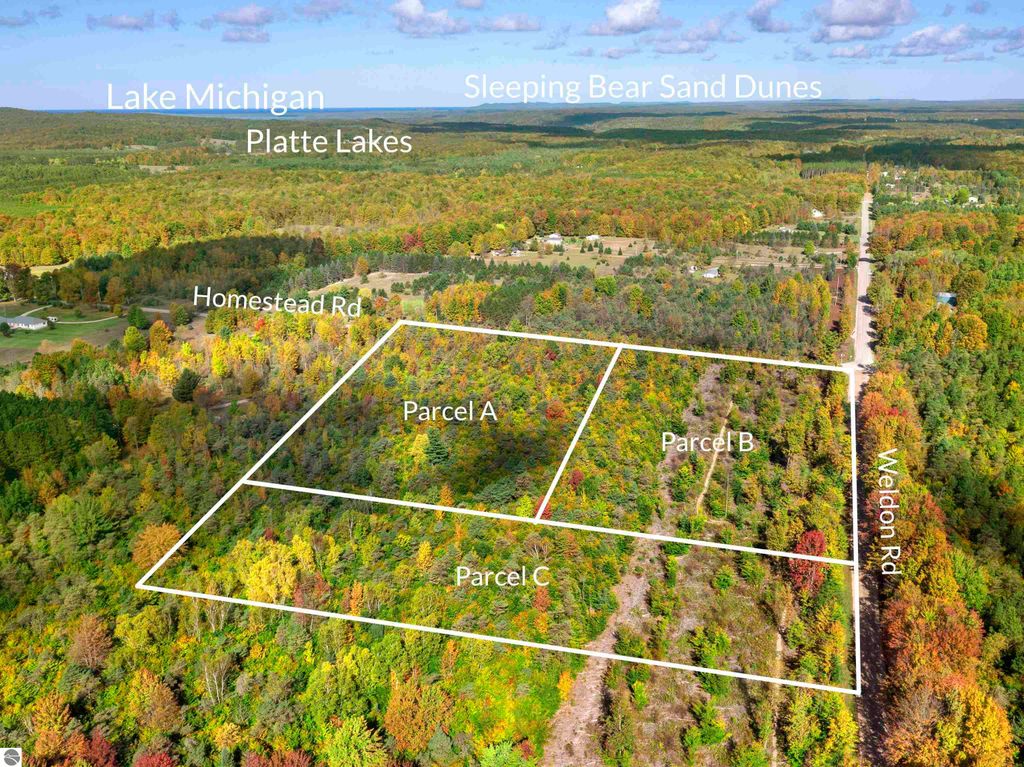 Photo of Parcel C S Weldon Road, Beulah, MI 49617 (MLS # 1939416)