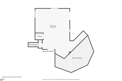 Tiny photo for 13045 SW Coster Road, Fife Lake, MI 49633 (MLS # 1933756)