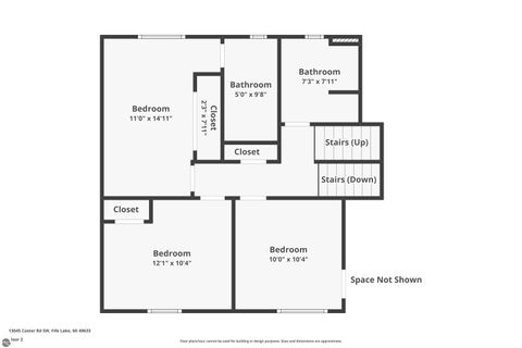 Tiny photo for 13045 SW Coster Road, Fife Lake, MI 49633 (MLS # 1933756)