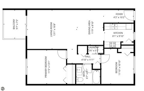 Tiny photo for 4106 Robin Hood Lane, Traverse City, MI 49684 (MLS # 1940213)